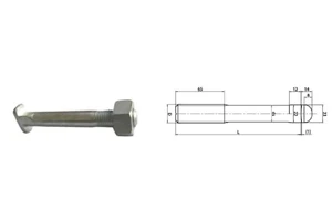 Rail bolt Rail bolt